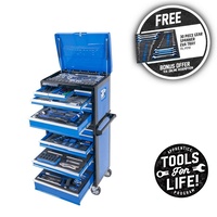 KINCROME EVOLUTION Tool Workshop 306 Piece 14 Drawer Deep 1/4, 3/8 & 1/2" Drive P1710