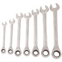 Gear Wrench Spanner 7 Piece Set METRIC Supatool S030005