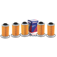 Oil Filter pack of 5 ACDelco for VZ VE VF V6 HOLDEN Commodore 3.6 3.0 Alloytec 2004-2016