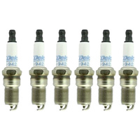 Spark Plugs 6 Pack Acdelco Double Platinum 41942 Commodore 3.8 V6 VR VS VT VX VY