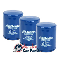 Oil Filter ACDelco Pack Of 3 suitable for Mitsubishi 380 ASX LANCER MAGNA MIRAGE COLT Z456