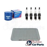 OIL AIR FILTER SPARK PLUGS SERVICE KIT ACDelco suitable for Mazda 2 DY 1.5l 2002-2007