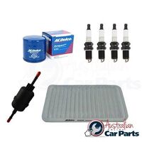 OIL AIR & FUEL FILTER SPARK PLUGS SERVICE KIT ACDelco suitable for Mazda 2 DY 1.5l 2002-2007