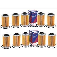 Oil Filters x 10 ACDelco suitable for HOLDEN ACDelco VZ VE VF V6 Commodore 3.6 3.0 2004-14