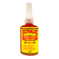 Ultraloc Threadlocking Compound Red - Anaerobic High Strength - High Temp - High Viscosity 50ml