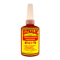 Ultraloc Threadlocking Compound Red - Anaerobic High Strength Permanent Grade - High Viscosity - Oil Resistant 10ml