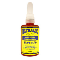 Ultraloc Primerless Threadlocking Blue - Primerless Medium Strength Fast Curing - Medium Viscosity 50ml