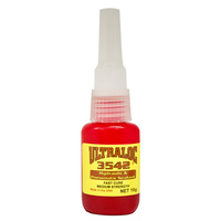 Ultraloc Hydraulic & Pneumatic Sealant Brown - Medium Strength - Medium Viscosity - Fast Cure 10ml