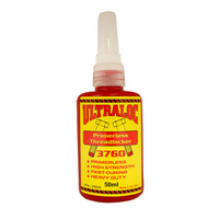 Ultraloc Primerless Threadlocking Red - Primerless High Strength Fast Curing - High Viscosity 50ml