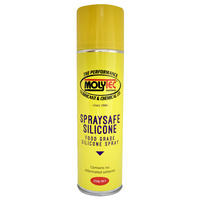 Molytec Spray Safe Silicone  Colourless, Odourless Protective Coating 250g Aerosol