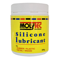 Molytec Silicone Lubricant Protectant For Rubber & Metals 500g Tube