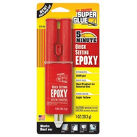 Original Superglue Quick Setting Epoxy Convenient - Permanently Bonds in 4-6 Mintues 1oz Card