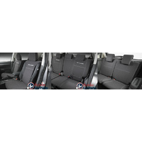 Seat covers Front, 2nd & 3rd Rear set Neoprene for Mitsubishi Outlander ZJ ZK ZL 2012-