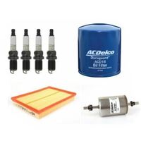 Air Oil Fuel Spark Plugs Filter Kit ACDelco for HOLDEN TS ASTRA 1998-2006 service X18EX111