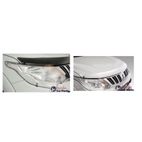 CLEAR BONNET & HEADLAMP PROTECTOR COMB0 suitable for Mitsubishi TRITON MQ MY16 2015- GENUINE