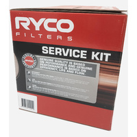 Oil Air Fuel Ryco Filter service Kit for Holden Commodore VT VX VY 3.6L V6 1997-2004