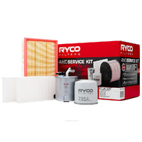 Oil Air Fuel Cabin Filter Service Kit Ryco for NAVARA 2005-2015 Diesel D40 Spain 2.5L RSK12C