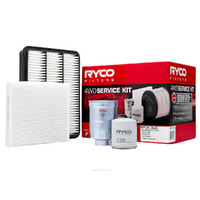 Oil Air Fuel Filter Service Kit Ryco for PRADO Diesel KDJ150 3L 2009-2015 RSK16C