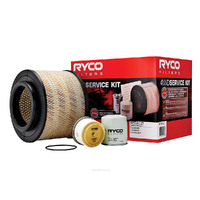Oil Air Fuel Filter Service Kit Ryco for Hilux KUN16 KUN26 3.0l Diesel RSK2