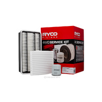 Oil Air Fuel Filter Service Kit Ryco RSK52C For Toyota Hiace Commuter TRH201/223/221 2.7L 01/05-01/19