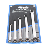SP Tools Spanner Set Ring 40 Degree Off Set SAE 5 PieceP10185 