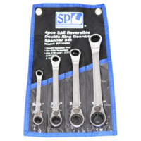 SP Tools Spanner Set Double Ring Gear Drive SAE 4 PieceP10454 