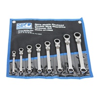 SP Tools Spanner Set Gear Drive Double Ring Flex Head Metric SP10628