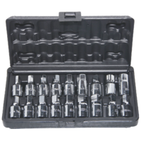SP Tools Oil Drain Plug key Set 3/8" -18 Piece SP20215 