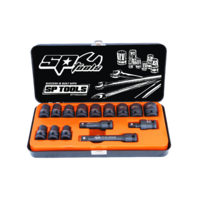 SP Tools Socket Set Impact 1/2 Drive 6 Point 15 Piece Metric SP20310 