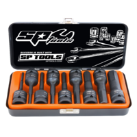 SP Tools Socket Set Impact 1/2 Drive InHex 9 Piece Metric SP20370 