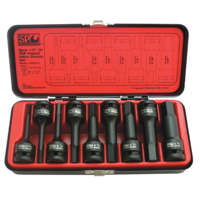 SP Tools Socket Set Impact 1/2 Drive InHex 9 PieceAE SP20375 