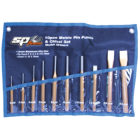 SP Tools Pin Punch and Chisel Set -10 Piece SP30841 