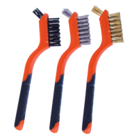 SP Tools Brush Wire Mini 3 Piece - 3 x 8 row + 5 Hole tip SP30890