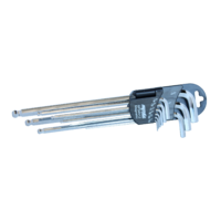SP Tools key Set Magnetic 9 PieceSAE Ball Drive Hex SP34512