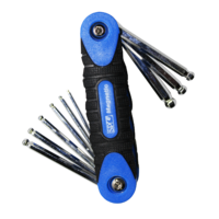 SP Tools key Set Magnetic Folding 9 Piece Metric Hex SP34561 