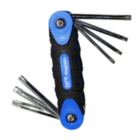 SP Tools Key Set Magnetic Folding 7 Piece Torx Drive SP34567 