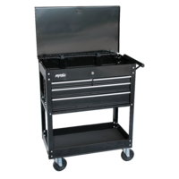 SP Tools Technician's Diagnostic Trolley Black Custom 4 Drawer SP40015 