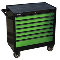 SP Tools Roller Cab Black/green 7 Drawer Custom Sumo SP40127