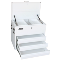 SP Tools Tool Box White Heavy Duty Truck 3 Drawer SP40330