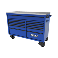 SP Tools Wide Roller Tool Cabinet USA Sumo Series SP44725BL Blue/Black 13 Drawer