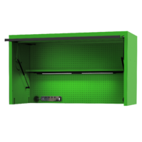 SP Tools USA Sumo Series 59" Top Hutch for Tool Cabinet SP44730G Green / Black
