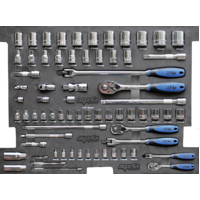 SP Tools Eva ToolKit 70 Piece Metric Socket & Accessories SP50001