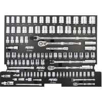 SP Tools Eva ToolKit 105 Piece Metric/SAE Socket & Accessories SP50006M