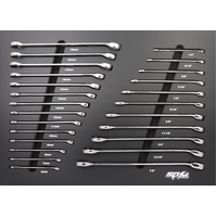 SP Tools Eva Tool Kit 25 Piece Metric/SAE Quad Drive Spanner SP50017M