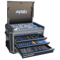 SP Tools Metric Tool Kit & Box 209PC Black Tech Series SP50033D
