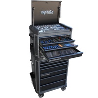 SP Tools Tool Cabinet & Tool Kit Tech Series Tool Kit 210pc Metric Only Diamond Black SP50039D