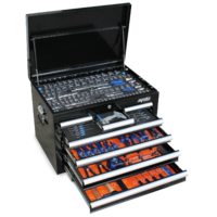 SP Tools ToolKit 254 Piece Metric/SAE - Black 7 Drawer Custom SP50123