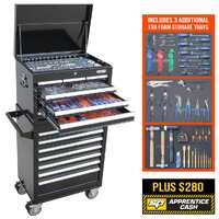 Custom Series Tool Kit - 293PC - Metric/SAE - Plus EVA Storage Trays SP Tools SP50125X