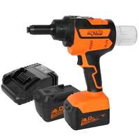 SP Tools Brushless Industrial Riveter 18V Cordless 2 x 18v Battery Pack 18v Charger SP81376