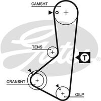 Timing Belt Gates T089 For MITSUBISHI CORDIA L 200 L300 Express NIMBUS SIGMA STARION